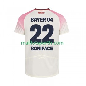 Maillot de Foot Bayer 04 Leverkusen Victor Boniface 22 Exterieur 2025/26